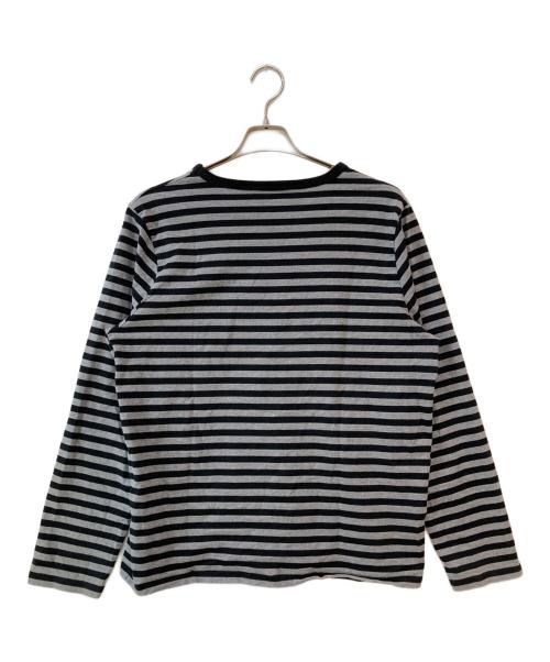 marimekko（マリメッコ）marimekko (マリメッコ) Tasaraita　タサライタ ブラック×グレー サイズ:Mの古着・服飾アイテム