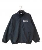 USNAユーエスエヌエー）の古着「ナイロントレーニングジャケット」｜ブラック