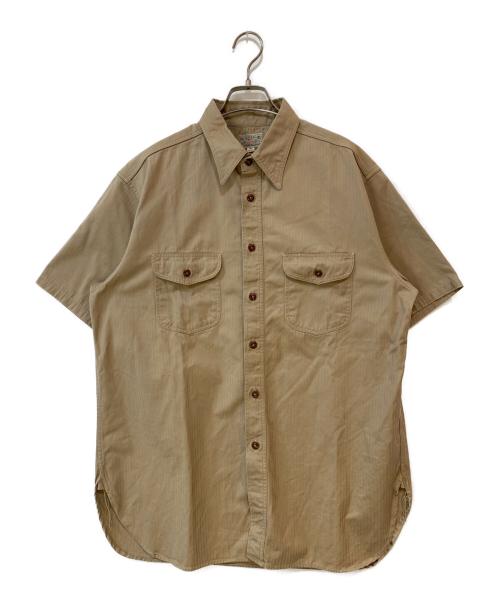 BUZZ RICKSON'S（バズリクソンズ）BUZZ RICKSON'S (バズリクソンズ) ヘリンボーンワークシャツ ベージュ サイズ:16　1/2の古着・服飾アイテム