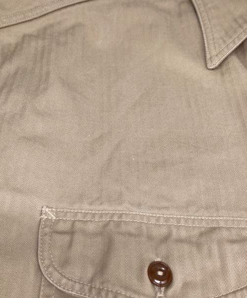 BUZZ RICKSON'S（バズリクソンズ）BUZZ RICKSON'S (バズリクソンズ) ヘリンボーンワークシャツ ベージュ サイズ:16　1/2の古着・服飾アイテム