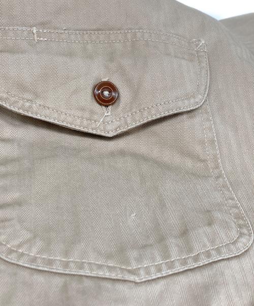 BUZZ RICKSON'S（バズリクソンズ）BUZZ RICKSON'S (バズリクソンズ) ヘリンボーンワークシャツ ベージュ サイズ:16　1/2の古着・服飾アイテム