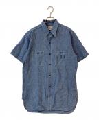 BUZZ RICKSON'Sバズリクソンズ）の古着「BLUE CHAMBRAY S/S WORK SHIRTS」｜インディゴ