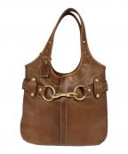 COACHコーチ）の古着「エルゴ レザー ワンショルダーバッグ」｜ブラウン