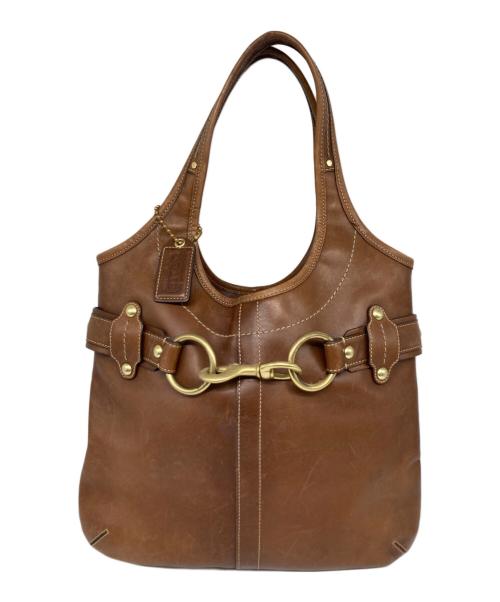 COACH（コーチ）COACH (コーチ) エルゴ レザー ワンショルダーバッグ ブラウンの古着・服飾アイテム