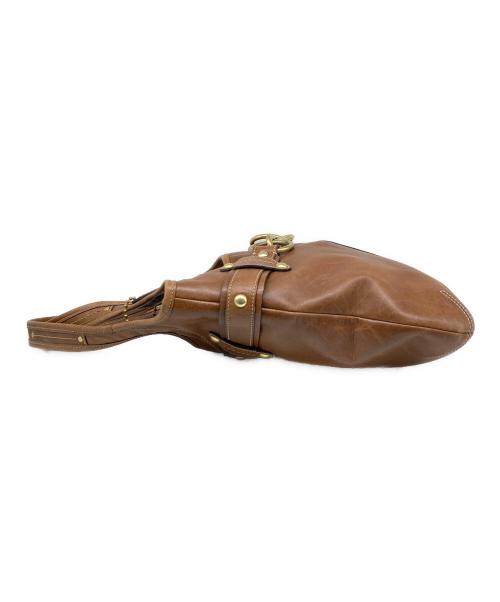 COACH（コーチ）COACH (コーチ) エルゴ レザー ワンショルダーバッグ ブラウンの古着・服飾アイテム