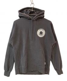 EXAMPLE（エグザンプル）の古着「ROUND LOGO HOODIE」｜ブラック