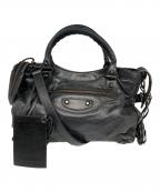 BALENCIAGAバレンシアガ）の古着「クラシック ヴェロ 2WAY エディターズバッグ」｜ブラック
