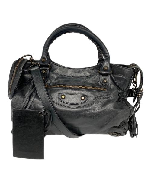 BALENCIAGA（バレンシアガ）BALENCIAGA (バレンシアガ) クラシック ヴェロ 2WAY エディターズバッグ ブラックの古着・服飾アイテム