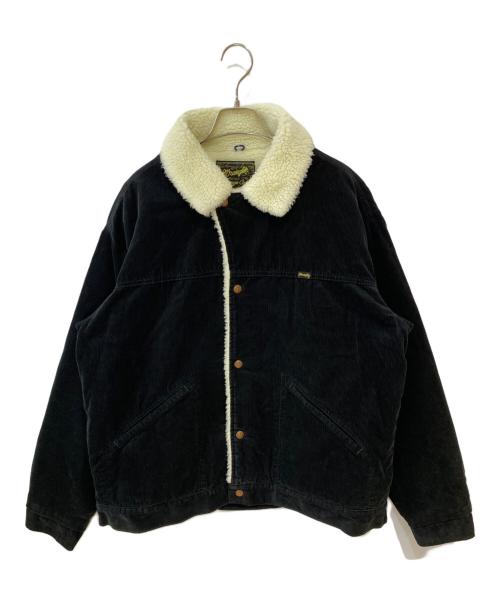 Wrangler（ラングラー）Wrangler (ラングラー) コーデュロイ ボア ジャケット ブラック サイズ:Lの古着・服飾アイテム