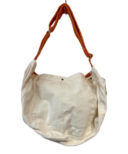 Lightning（ライトニング）Lightning (ライトニング) CALIFORNIA SPORTSWEAR (カリフォルニア スポーツウェア) THE LIGHTNING MAGAZINE ニュースペーパーバッグ ベージュの古着・服飾アイテム