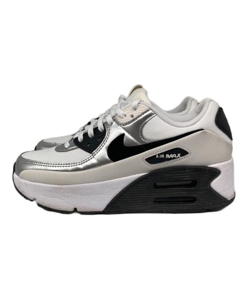 NIKE（ナイキ）NIKE (ナイキ) AIR MAX 90 LV8 エア マックス 90 エレベイト  ローカットスニーカー 100WHT/BLK サイズ:23の古着・服飾アイテム