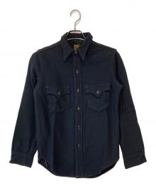 freewheelers（フリーホイーラーズ）の古着「U.S.NAVY C.P.O.SHIRTS　シーピーオー・シャツ」｜ブラック