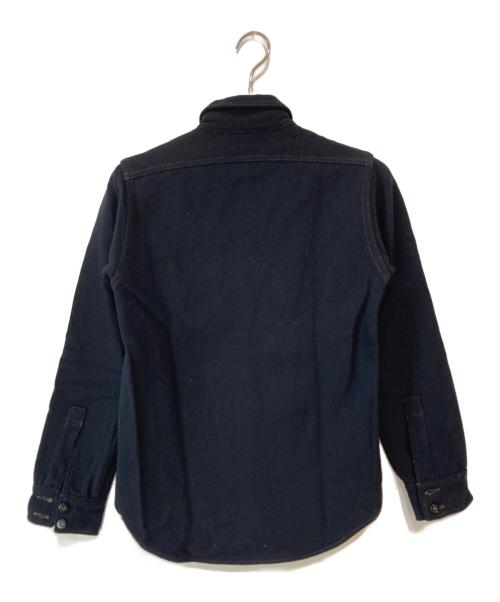 freewheelers（フリーホイーラーズ）freewheelers (フリーホイーラーズ) U.S.NAVY C.P.O.SHIRTS　シーピーオー・シャツ ブラック サイズ:14の古着・服飾アイテム