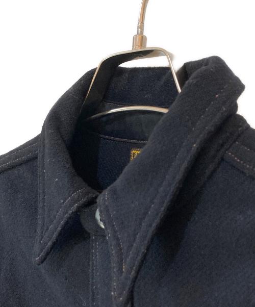 freewheelers（フリーホイーラーズ）freewheelers (フリーホイーラーズ) U.S.NAVY C.P.O.SHIRTS　シーピーオー・シャツ ブラック サイズ:14の古着・服飾アイテム