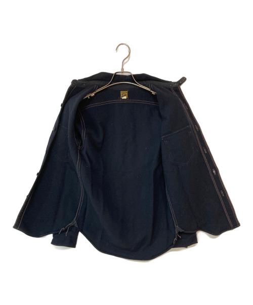 freewheelers（フリーホイーラーズ）freewheelers (フリーホイーラーズ) U.S.NAVY C.P.O.SHIRTS　シーピーオー・シャツ ブラック サイズ:14の古着・服飾アイテム