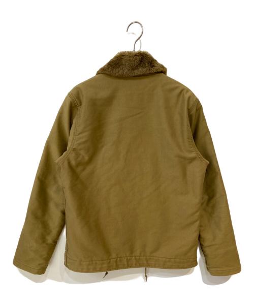 ALPHA（アルファ）ALPHA (アルファ) デッキジャケット ブラウン サイズ:Sの古着・服飾アイテム
