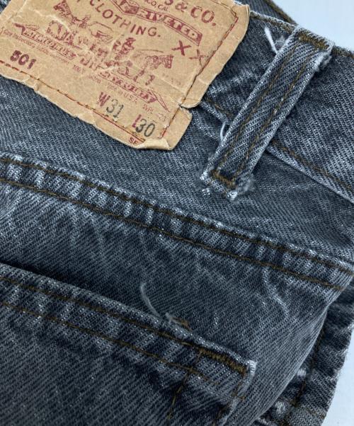 LEVI'S（リーバイス）LEVI'S (リーバイス) 501 先染めブラックデニムパンツ ブラック サイズ:W31L30の古着・服飾アイテム