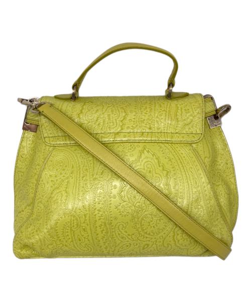 ETRO（エトロ）ETRO (エトロ) マルゴット ペイズリー2WAYショルダーバッグ イエロー サイズ:なしの古着・服飾アイテム