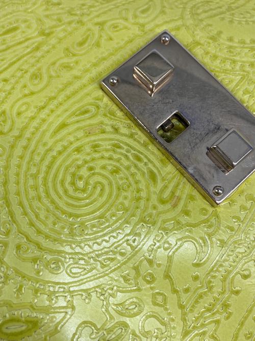 ETRO（エトロ）ETRO (エトロ) マルゴット ペイズリー2WAYショルダーバッグ イエロー サイズ:なしの古着・服飾アイテム