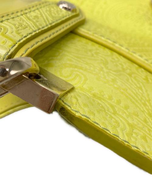 ETRO（エトロ）ETRO (エトロ) マルゴット ペイズリー2WAYショルダーバッグ イエロー サイズ:なしの古着・服飾アイテム