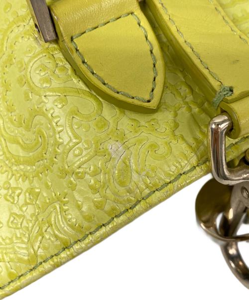 ETRO（エトロ）ETRO (エトロ) マルゴット ペイズリー2WAYショルダーバッグ イエロー サイズ:なしの古着・服飾アイテム