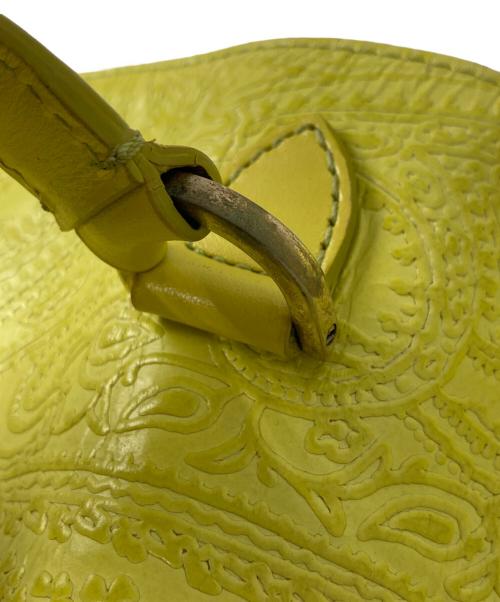 ETRO（エトロ）ETRO (エトロ) マルゴット ペイズリー2WAYショルダーバッグ イエロー サイズ:なしの古着・服飾アイテム