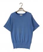 HYKEハイク）の古着「CREW NECK HALF-SLV SWEATER」｜ブルー