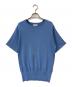 HYKE（ハイク）の古着「CREW NECK HALF-SLV SWEATER」｜ブルー