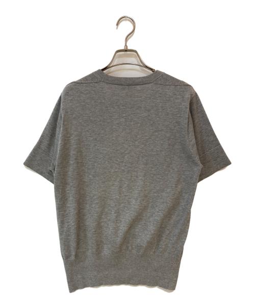 HYKE（ハイク）HYKE (ハイク) HYKE CREW NECK HALF-SLV SWEATER グレー サイズ:1の古着・服飾アイテム