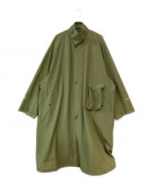 HYKE（ハイク）の古着「PERTEX MILITARY COAT　パーテックス ミリタリー コート」｜カーキ