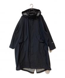 HYKE（ハイク）の古着「PERTEX MILITARY COAT　パーテックス ミリタリー コート」｜ブラック