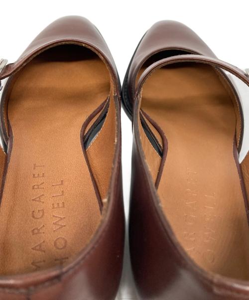 MARGARET HOWELL（マーガレットハウエル）MARGARET HOWELL (マーガレットハウエル) SLIM TOE EVENING SHOE　スリム・ジ・イヴニング・シューズ ブラウン サイズ:36の古着・服飾アイテム