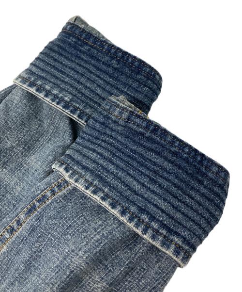 RRL（ダブルアールエル）RRL (ダブルアールエル) デニムウエスタンシャツ ブルー サイズ:Mの古着・服飾アイテム