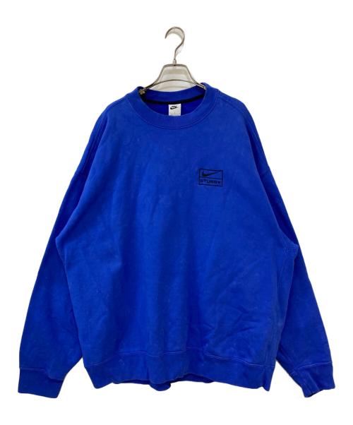 NIKE（ナイキ）NIKE (ナイキ) stussy (ステューシー) Acid Wash Fleece ブルー サイズ:Lの古着・服飾アイテム