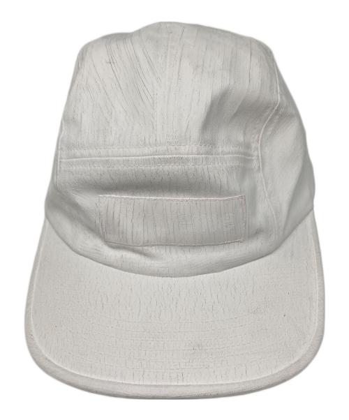 SUPREME（シュプリーム）SUPREME (シュプリーム) MM6 Maison Margiela (エムエムシックスメゾンマルジェラ) Painted Camp Cap　ペインテッド・キャンプ・キャップ ホワイト サイズ:なしの古着・服飾アイテム