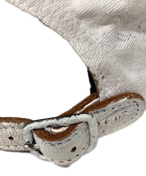 SUPREME（シュプリーム）SUPREME (シュプリーム) MM6 Maison Margiela (エムエムシックスメゾンマルジェラ) Painted Camp Cap　ペインテッド・キャンプ・キャップ ホワイト サイズ:なしの古着・服飾アイテム