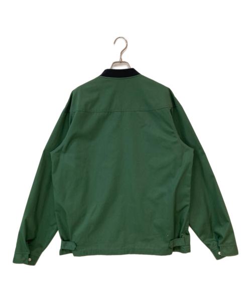 HELLRAZOR（ヘルレイザー）HELLRAZOR (ヘルレイザー) 裏ペイズリーダービージャケット グリーン サイズ:Lの古着・服飾アイテム