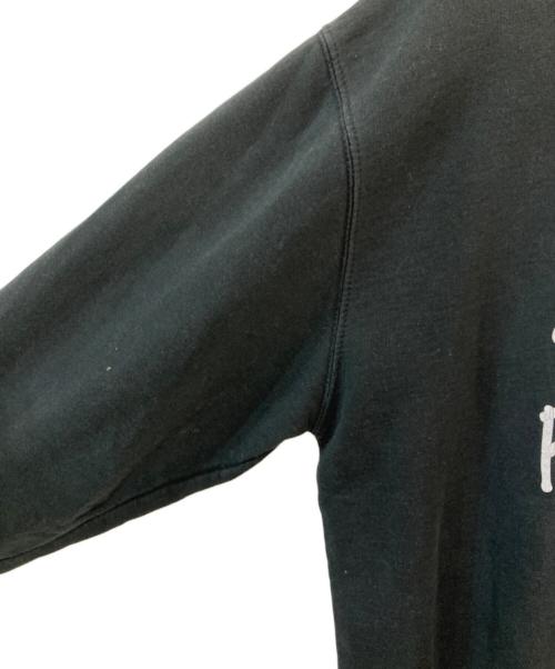 stussy（ステューシー）stussy (ステューシー) プリントスウェット ブラック サイズ:XLの古着・服飾アイテム