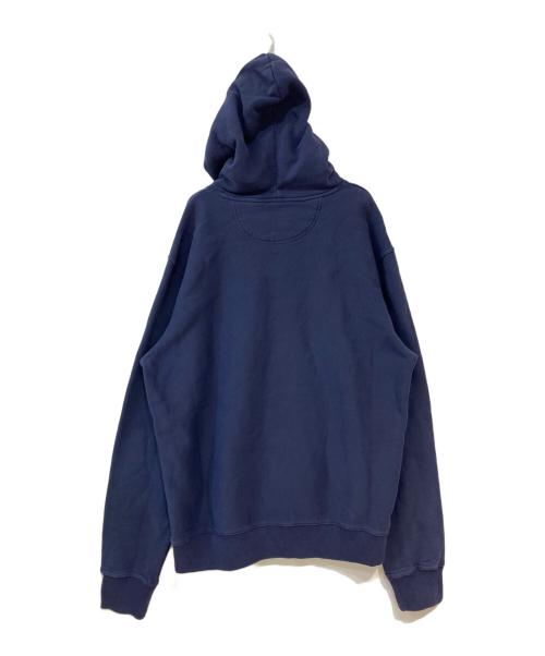 stussy（ステューシー）stussy (ステューシー) STOCK LOGO HOODIE ネイビー サイズ:XL 未使用品の古着・服飾アイテム