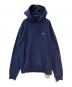 stussy（ステューシー）の古着「STOCK LOGO HOODIE」｜ネイビー
