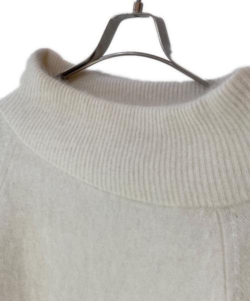 Plage（プラージュ）Plage (プラージュ) Fur Off Neck　ファー オフ ネック　 ニット ホワイト サイズ:FREEの古着・服飾アイテム