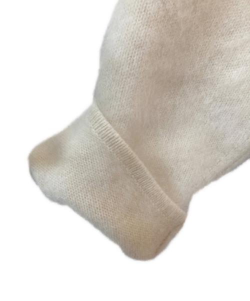 Plage（プラージュ）Plage (プラージュ) Fur Off Neck　ファー オフ ネック　 ニット ホワイト サイズ:FREEの古着・服飾アイテム