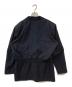 ISSEY MIYAKE (イッセイミヤケ) ニット切替テーラードジャケット ネイビー サイズ:M：25000円