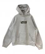 SUPREMEシュプリーム）の古着「23FW Box Logo Hooded Sweatshirt  / カモフラボックスロゴフーデッドスウェットシャツ」｜グレー
