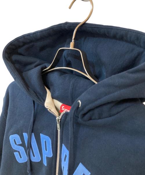 SUPREME（シュプリーム）SUPREME (シュプリーム) 25FW Arc Thermal Lined Zip Up Hooded Sweatshirt　アーク・サーマル・ラインド・ジップ・アップ・フーデッド・スウェットシャツ ネイビー サイズ:Mの古着・服飾アイテム