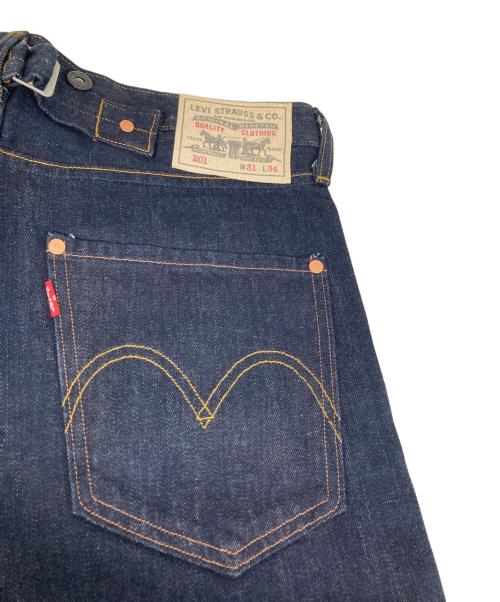 LEVI'S（リーバイス）LEVI'S (リーバイス) 復刻 201 シンチバック デニムパンツ インディゴ サイズ:78.5cm W31の古着・服飾アイテム