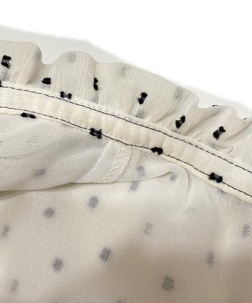 Pinky & Dianne（ピンキーアンドダイアン）Pinky & Dianne (ピンキーアンドダイアン) 楊柳カットジャカードブラウス ピンク サイズ:38の古着・服飾アイテム