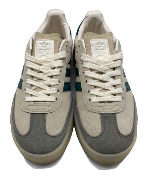 adidas（アディダス）adidas RONNIE FIEG (ロニー・フィグ) CLARKS (クラークス) SAMBA KITH CLARKS　サンバ キス クラークス　 ローカットスニーカー WHITE/GREEN/WHITE サイズ:27.5の古着・服飾アイテム
