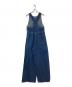 CURRENTAGE (カレンテージ) ローバックスタイルオーバーオール インディゴ サイズ:1：10000円