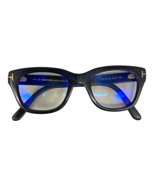 TOM FORD（トムフォード）TOM FORD (トムフォード) アジアンフィット メガネ ブラック サイズ:50□21 145の古着・服飾アイテム